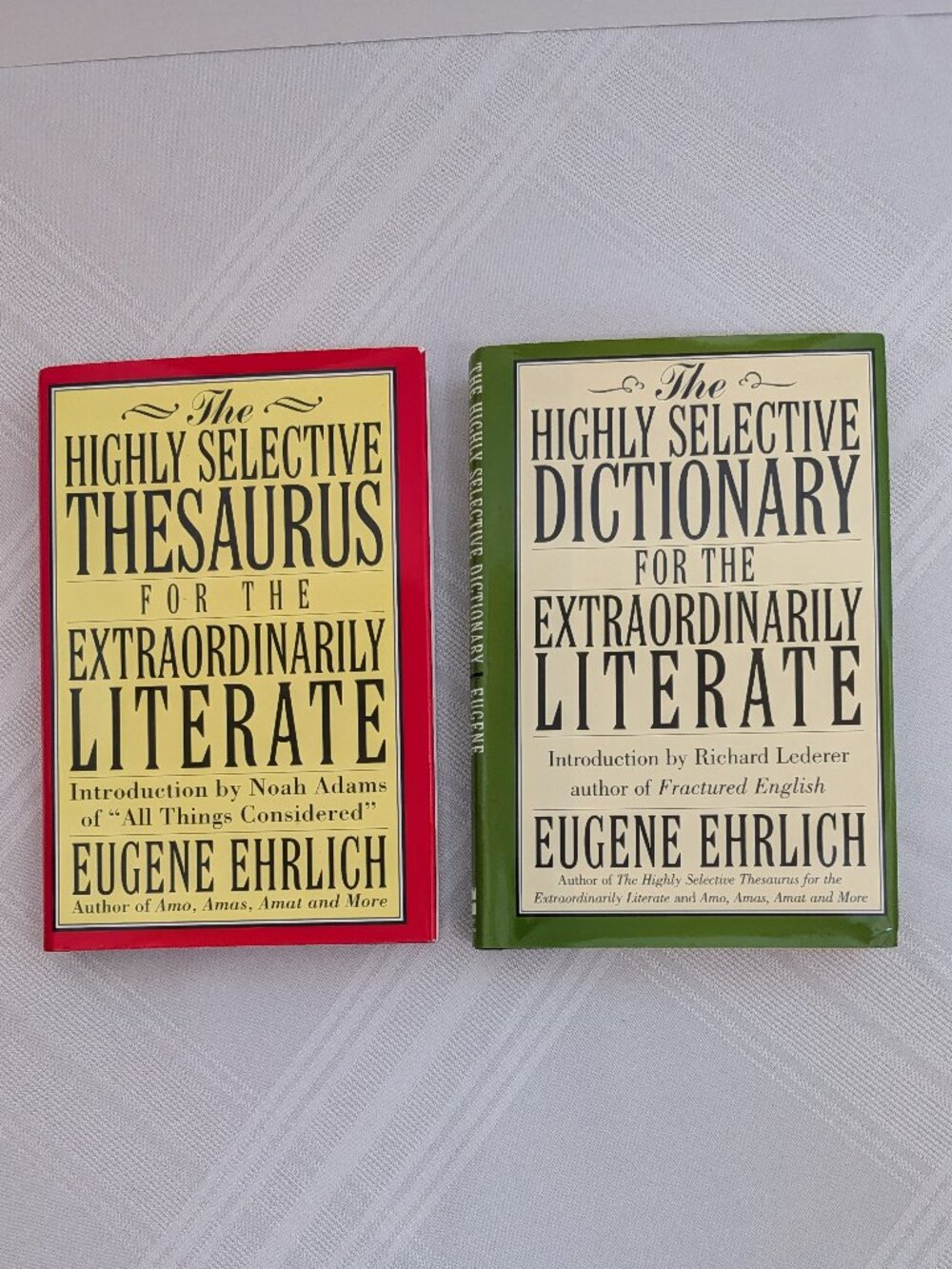 Book Bundle Dictionary & Thesaurus For The Extraordinarily Literate Hardcover